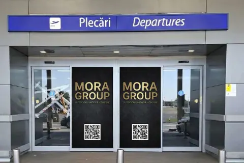 Publicitate aeroport — Mora Group Bucuresti