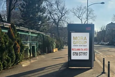 Publicitate in statii autobuz & tramvai — Mora Group Bucuresti