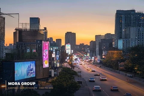 Campanii OOH complete — Mora Group Bucuresti