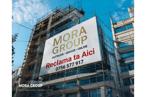 Mesh-uri publicitare — Mora Group Bucuresti