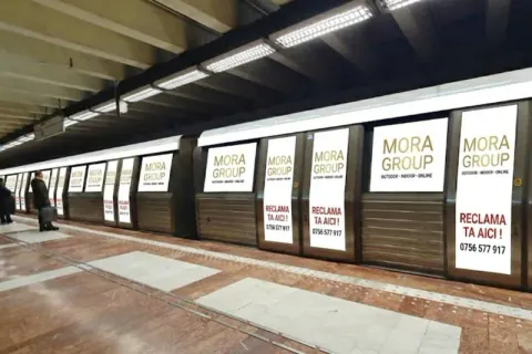 Publicitate metrou - vagoane — Mora Group Bucuresti