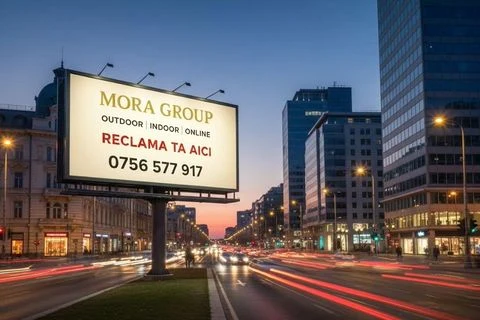 Panouri digitale DOOH — Mora Group Bucuresti