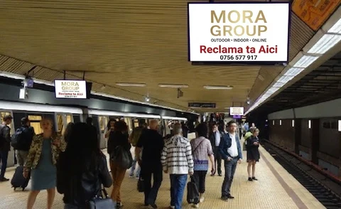 Reclama video la metrou — Mora Group Bucuresti